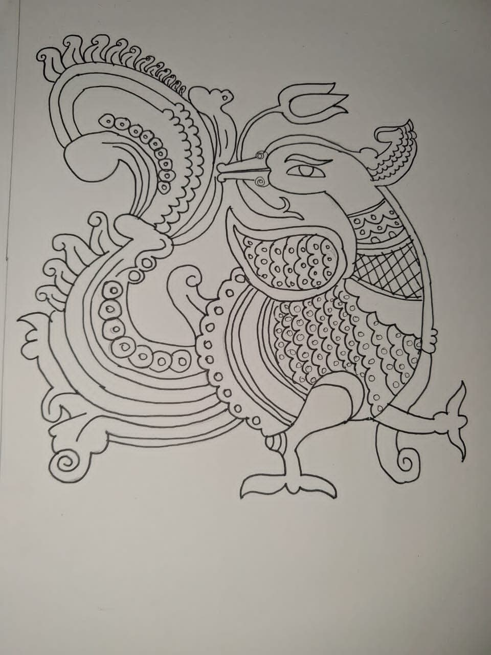 Student painting